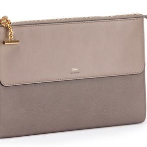 CHLOE Joe Flat Grained Clutch